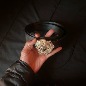 Black Versace Belt (Authentic)